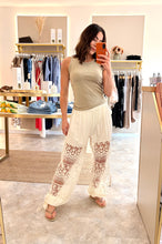 Load image into Gallery viewer, OFF WHITE SHEER LACE BALLOON TROUSER

