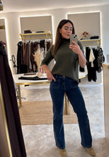 Load image into Gallery viewer, FUNNEL NECK SHORT SLEEVE KNIT
