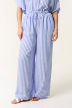 Load image into Gallery viewer, PAPERBAG WAIST PINSTRIPED TROUSER
