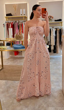 Load image into Gallery viewer, PINK PAISLEY CHEESECLOTH MAXI DRESS
