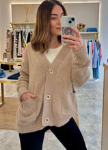 Load image into Gallery viewer, MOCHA SLOUCH CARDIGAN
