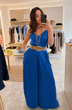 Load image into Gallery viewer, GOLD STATEMENT BUCKLE ELASTICATED SUEDETTE BELT-taupe

