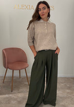 Load image into Gallery viewer, BEADED DETACHABLE COLLAR KNIT - Oatmeal
