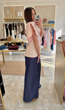 Load image into Gallery viewer, SCULPTED SPLIT SLEEVE ASYMMETRIC SCUBA TOP

