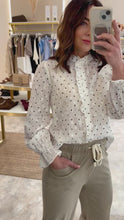 Load and play video in Gallery viewer, POLKA DOT FRILL BLOUSE
