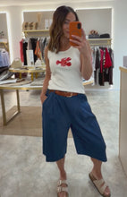 Load and play video in Gallery viewer, DENIM LOOK BELTED JORTS
