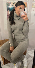 Load image into Gallery viewer, GREY ROLL NECK LOUNGE SET
